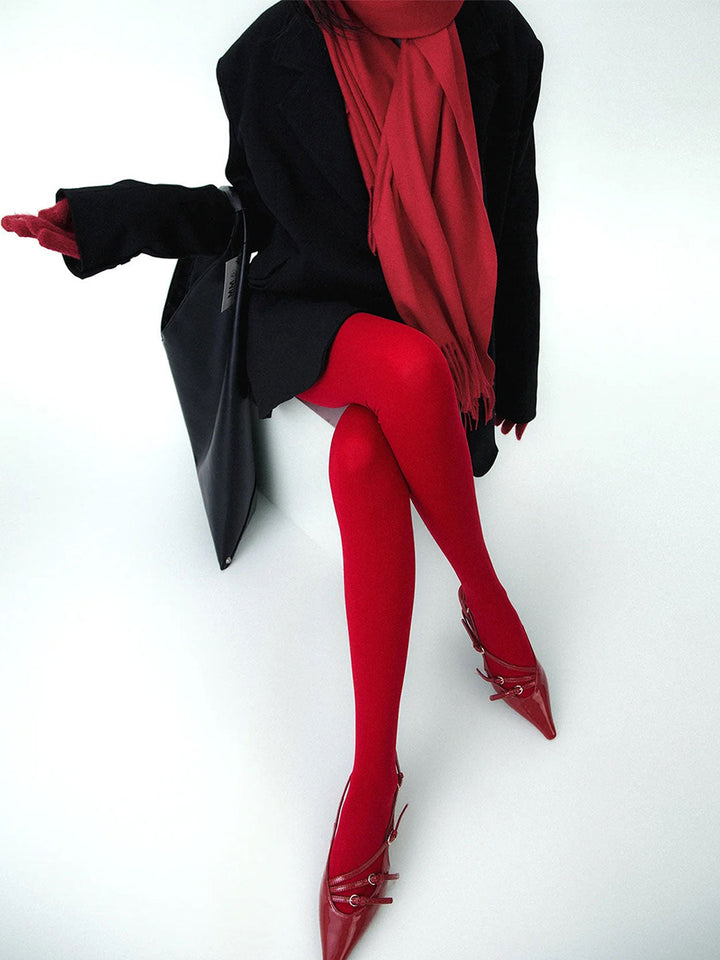 Red Velvet Tights