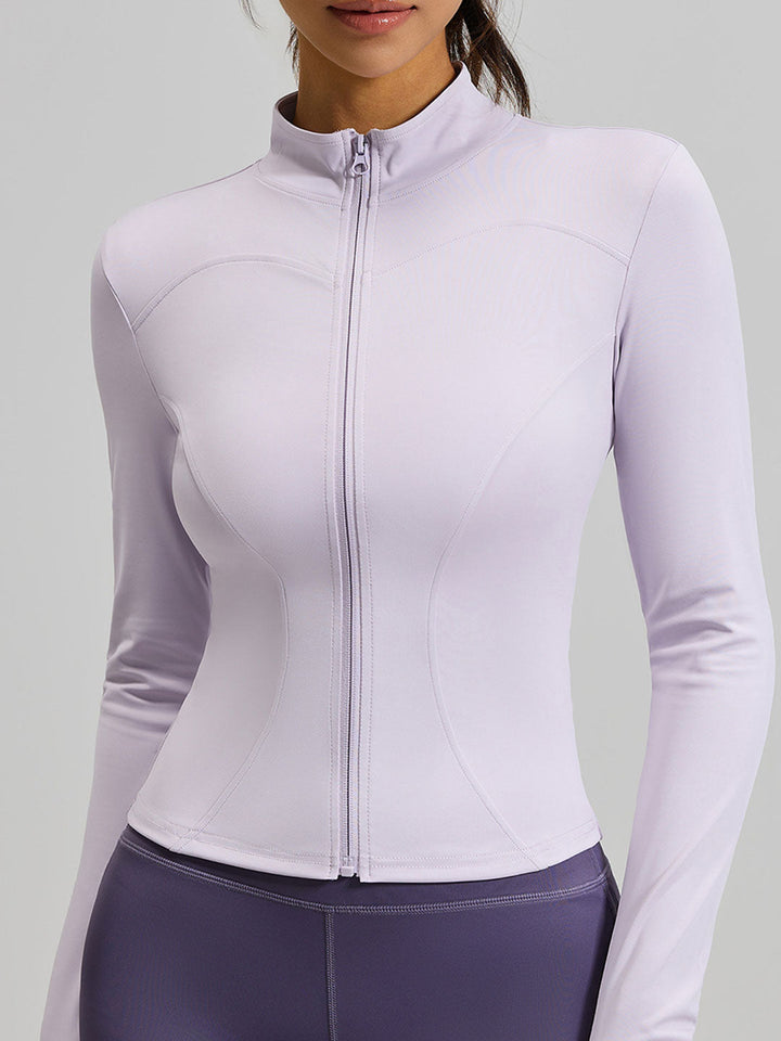 Classic Slim Fit Lightweight Yoga Athletic Jacket