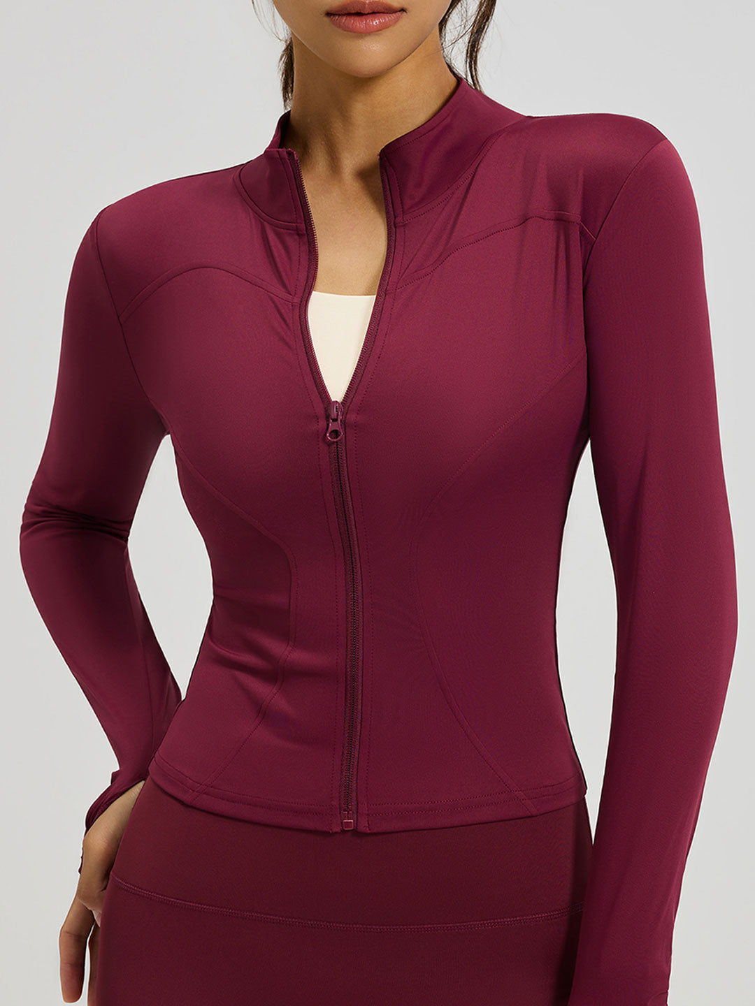 Classic Slim Fit Lightweight Yoga Athletic Jacket