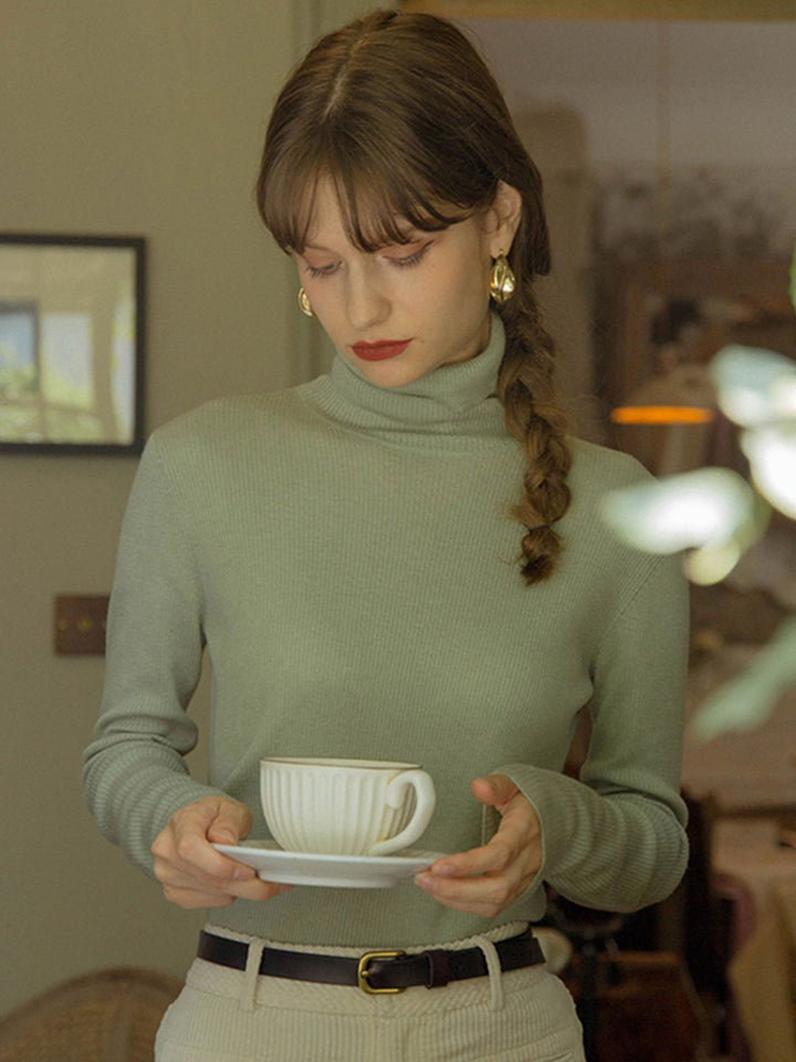 Teresa Classic Turtleneck Bottoming Knitwear