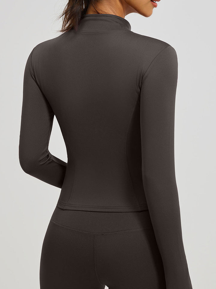 Classic Slim Fit Lightweight Yoga Athletic Jacket