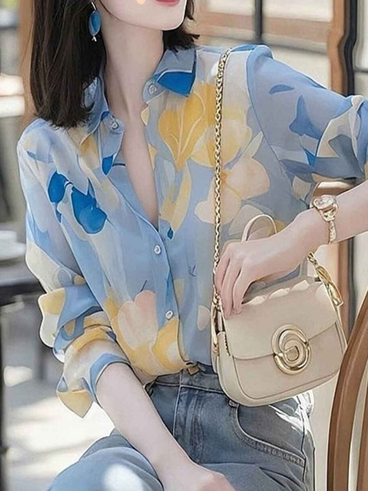 Olivia Daily Floral Printed Shirt