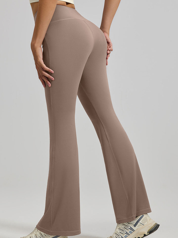 Fitness High Waist Flared Yoga Pants