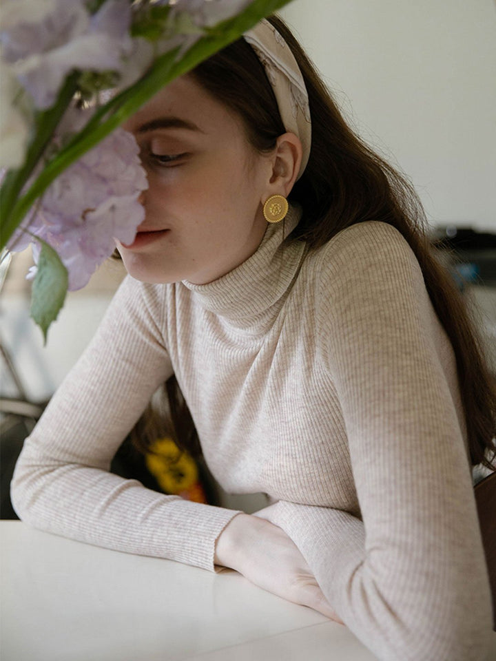 Teresa Classic Turtleneck Bottoming Knitwear