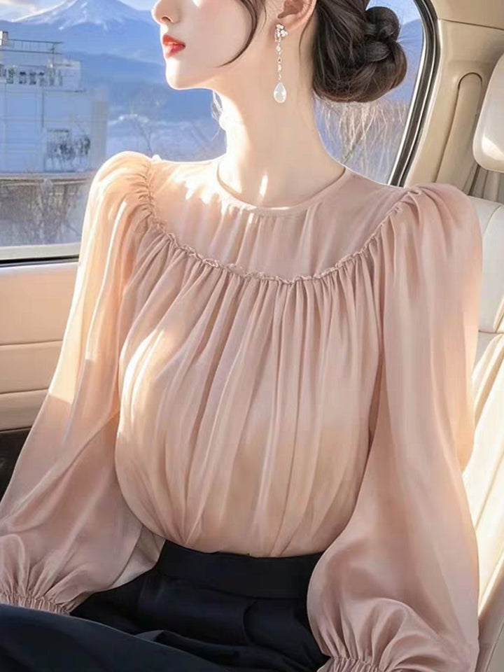 Emma Vacation Auricular Striped Blouse