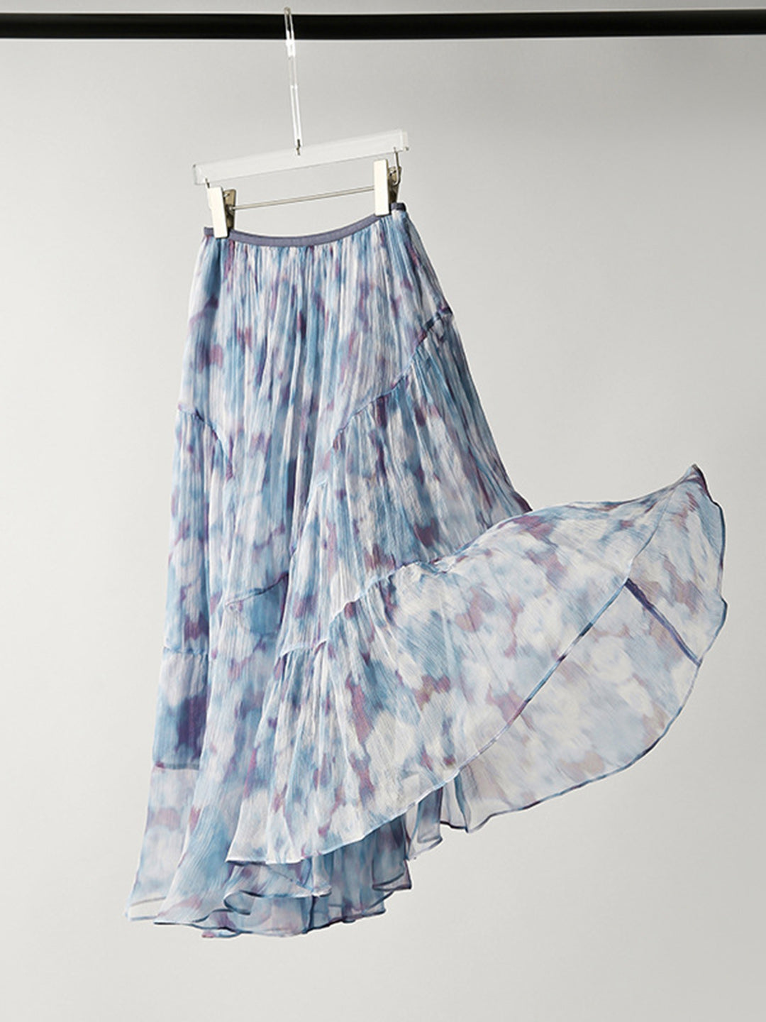 Olivia Classic Ink Printed Ruffle Skirt