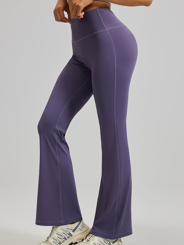 Fitness High Waist Flared Yoga Pants