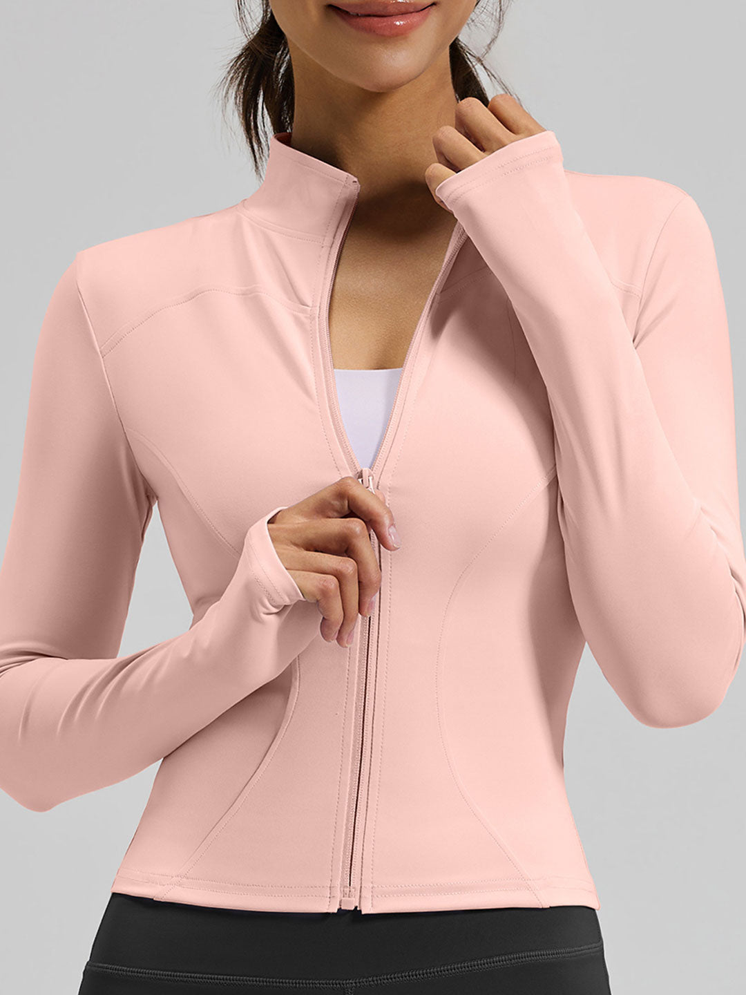 Classic Slim Fit Lightweight Yoga Athletic Jacket
